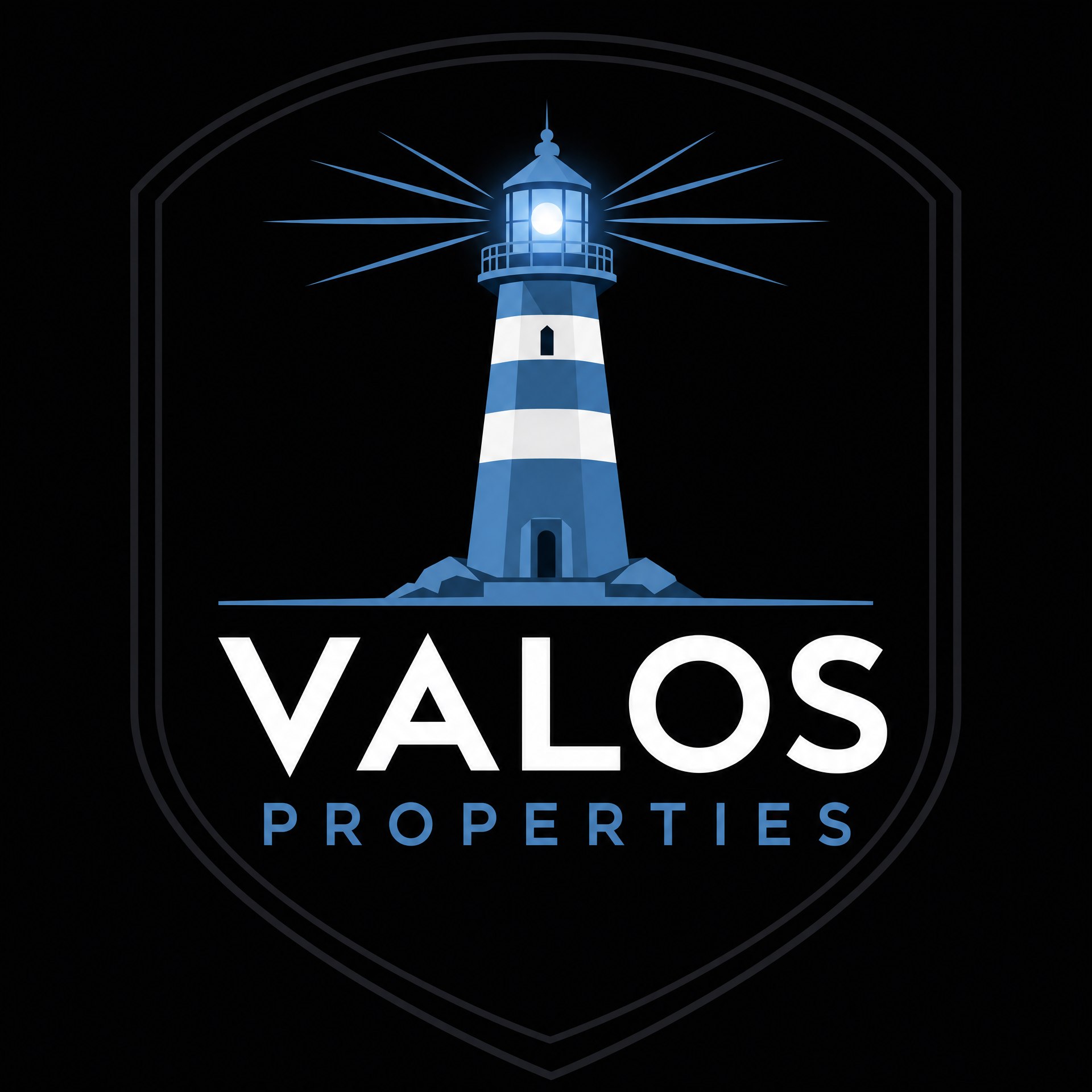 Valos Properties lighthouse logo